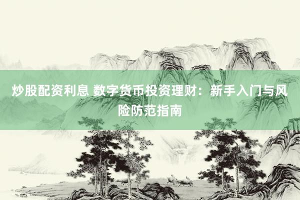 炒股配资利息 数字货币投资理财：新手入门与风险防范指南