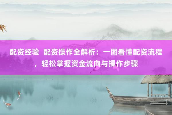 配资经验  配资操作全解析：一图看懂配资流程，轻松掌握资金流向与操作步骤